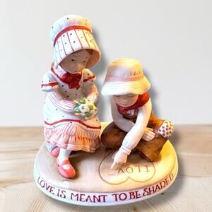 Holly Hobbie Love Shared Figurine 1981 Limited Edition NOS With Box Valentine’s
